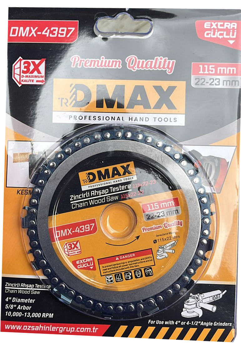 DMAX ZINCIRLI AHSAP TESTERE 115 MM